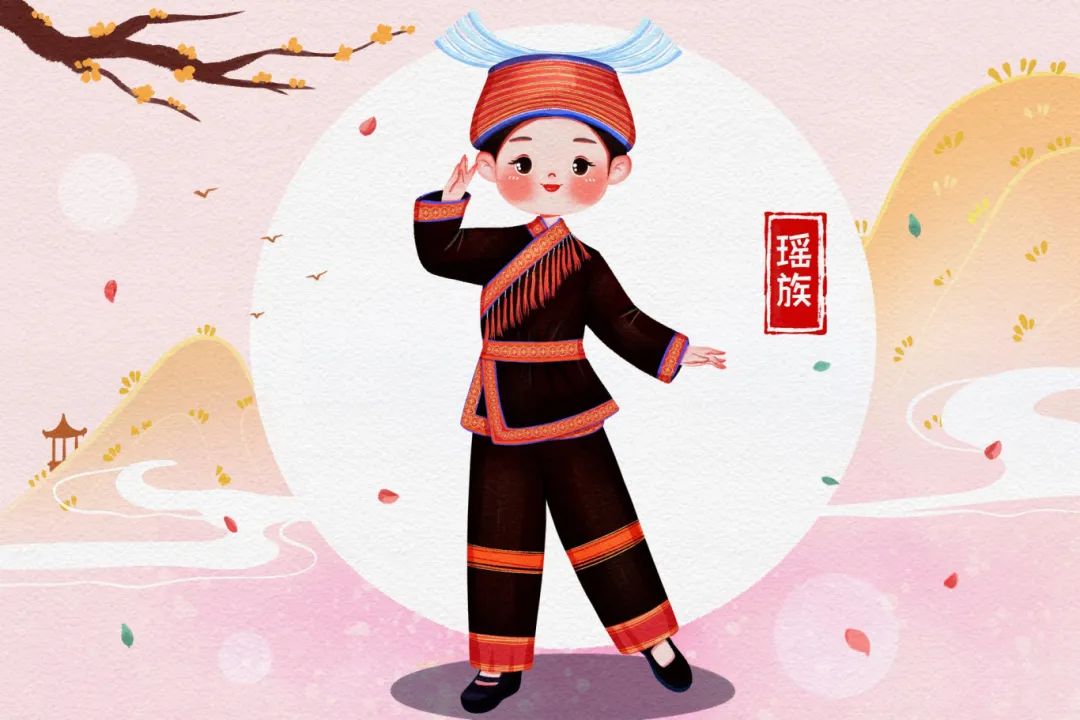 摄图网_402422716_56个民族之瑶族插画(企业商用).jpg