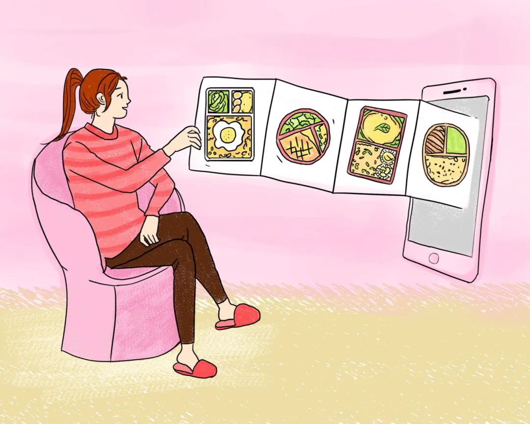 摄图网_400071986_在线点餐 叫外卖手绘插画(企业商用).jpg